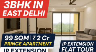 3BHK Flat Sale – Prince Apartment, IP Extension | Kushwaha Property