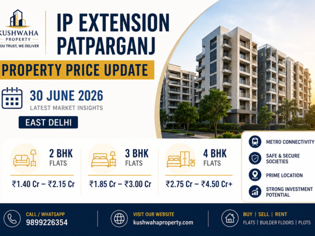IP Extension Patparganj Property Price Update – 30 June 2026