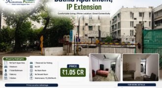 1 BHK Flat for Sale | Bathla Apartment, IP Extension Patparganj