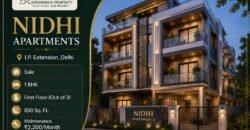 1 BHK Flat in Nidhi Apartments, IP Extension Patparganj