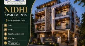 1 BHK Flat in Nidhi Apartments, IP Extension Patparganj
