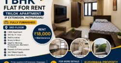 1 BHK Fully Furnished Flat for Rent in Trilok Apartment, IP Extension, Patparganj