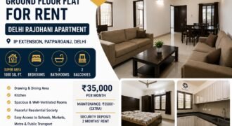 2 BHK Flat Rent in Delhi Rajdhani Apartment, IP Extension, Patparganj, Delhi