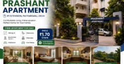 2 BHK Flat for Sale Prashant Apartment, IP Extension