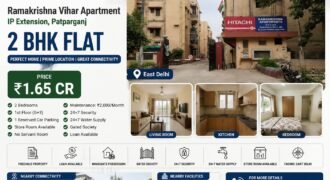 2 BHK Flat for Sale Ramakrishna Vihar Apartment, IP Extension, Patparganj