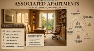 2 BHK Flat for Sale Associated Apartments IP Extension