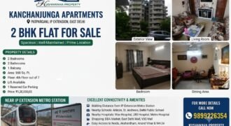 2 BHK Flat for Sale in Kanchanjunga Apartments Patpar Ganj, IP Extension