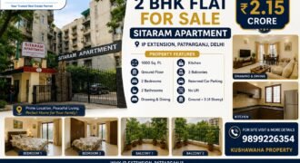 2 BHK Flat for Sale in Sitaram Apartment, IP Extension Patparganj Delhi