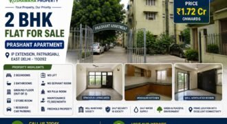 Buy 2 BHK Flat in Prashant Apartment, IP Extension