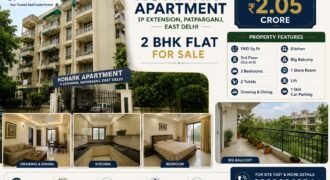 2 BHK Premium Flat for Sale in Konark Apartment, IP Extension, Patparganj