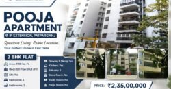 2 BHK Spacious Flat for Sale in Pooja Apartment, IP Extension, Patparganj