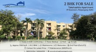 2 BHK Semi-Furnished Flat for Sale in Takshashila Apartment, IP Extension, Patparganj, Delhi