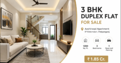 3 BHK Duplex Flat for Sale in Aashirwad Apartment