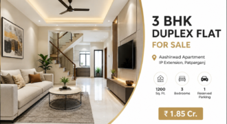 3 BHK Duplex Flat for Sale in Aashirwad Apartment