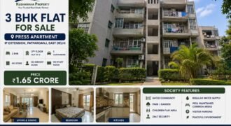 3 BHK Flat for Sale in Press Apartment, IP Extension, Patparganj, East Delhi