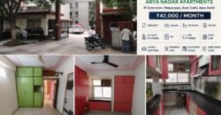 3 BHK Flat for Rent Arya Nagar Apartments, IP Extension, Patparganj