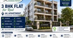 3 BHK Flat for Rent Jai Apartment, IP Extension Patparganj