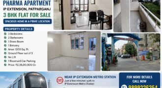 3 BHK Flat for Sale in Pharma Apartment IP Extension, Patparganj
