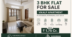3 BHK Flat for Sale in Vikalp Apartment IP Extension Patparganj