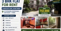 3 BHK Flat in Kamayani Kunj Apartment, IP Extension, Patparganj