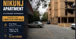 Premium 3 BHK flat | Rajdhani Nikunj Apartment, Patparganj