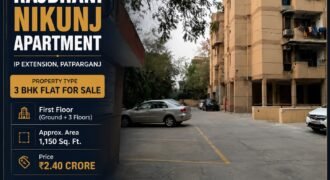 Premium 3 BHK flat | Rajdhani Nikunj Apartment, Patparganj