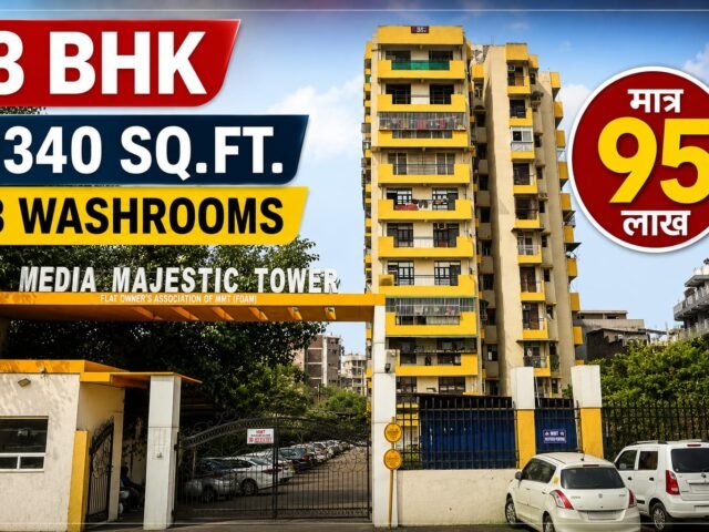 Premium Ground Floor 3 BHK for Sale | Media Majestic Tower, Kaushambi Ghaziabad