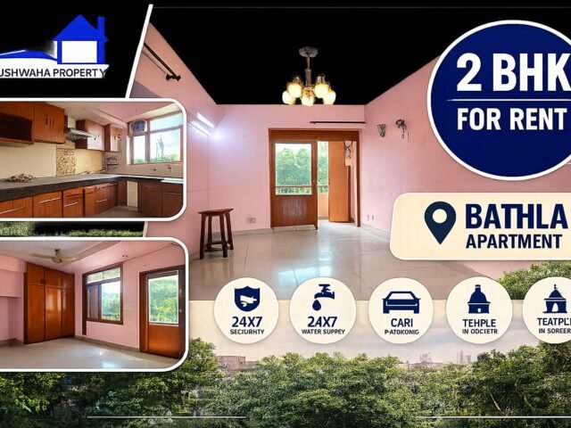 IP Extension Bathla Apartment | Spacious 2 BHK Flat for Rent