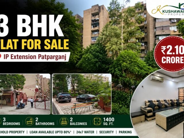 📍IP Extension Patparganj | Cheapest 3 BHK Flat for Sale | Navniti Apartment