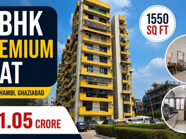 Kaushambi Ghaziabad | Media Majestic Tower | 3 BHK for Sale ₹1.05 Cr