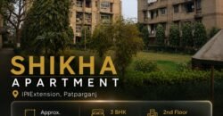Shikha Apartment, IP Extension | 3 BHK Flat for Sale