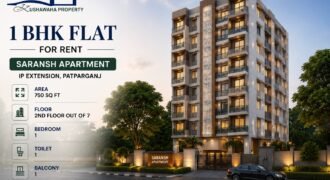 1 BHK Flat for Rent, Saransh Apartment, Patparganj