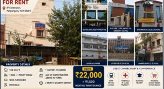 1 BHK Flat for Rent in IP Extension, Patparganj