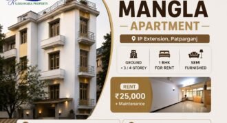 1 BHK for Rent / Mangla Apartment / IP Extension, Patparganj