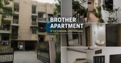 2 BHK Duplex for Rent in Brother Apartment, IP Extension