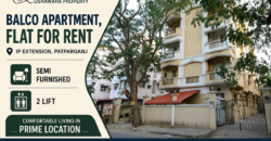 2 BHK Flat for Rent in Balco Apartment, IP Extension, Patparganj