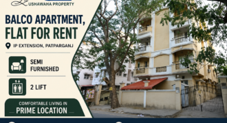 2 BHK Flat for Rent in Balco Apartment, IP Extension, Patparganj