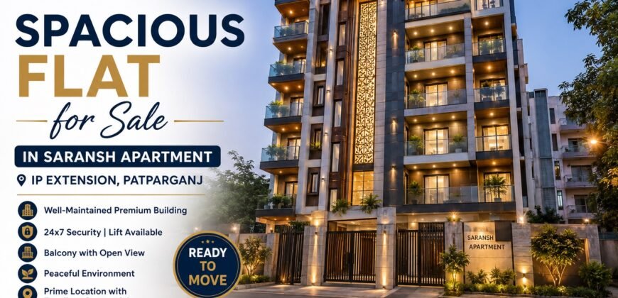 2 BHK Flat for Sale, Technology Apartment, Patparganj, Delhi