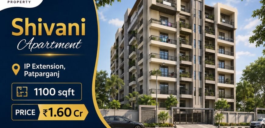 2 BHK Flat for Sale in Shivani Apartment, IP Extension