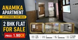 Available 2 BHK Flat in Anamika Apartment, Patparganj