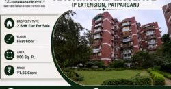 2 BHK flat for sale in Aashirwad Enclave, IP Extension Patparganj