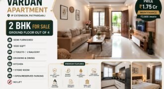 Ground Floor 2 BHK for Sale in Vardan Apartment, IP Extension