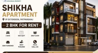 2 Bedroom Flat for Rent in Shikha Apartment, IP Extension