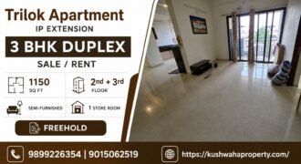 3 BHK Duplex for Sale in Trilok Apartment, IP Extension