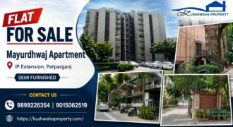 3 BHK Flat for Sale, Mayur Dhwaj Apartment, IP Extension
