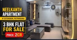 3 BHK Flat for Sale, Neelkanth Apartment, IP Extension