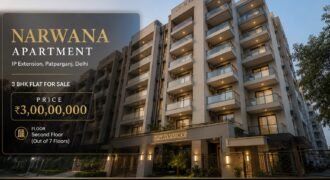 3 BHK Flat 1550 SqFt for Sale in Narwana Apartment IP Extension