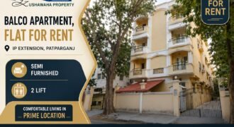 3 BHK Rental Flat in Balco Apartment, IP Extension Delhi