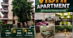 3 BHK flat for Sale | Vidhi Apartment IP Extension, Patparganj