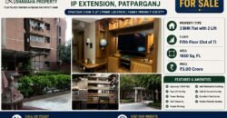 3 BHK flat in SRM Apartment for Sale, IP Extension, Patparganj